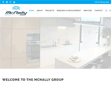 Tablet Screenshot of mcnallygroup.com.au